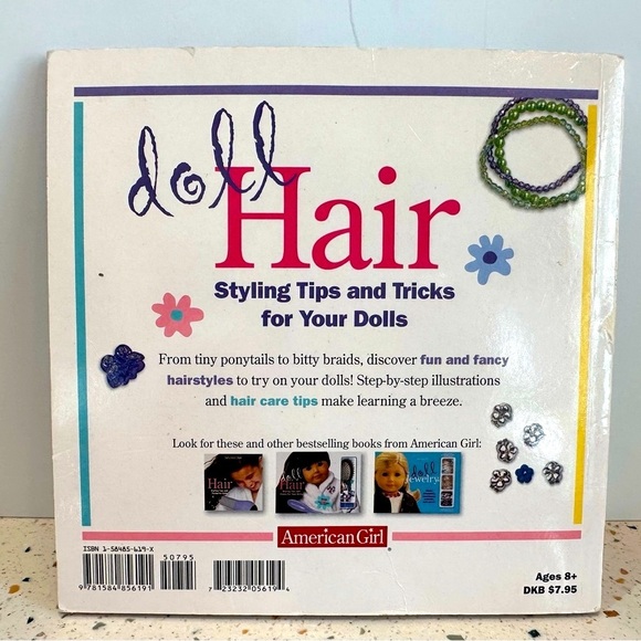 American Girl Doll HAIR Book Styling Tips and Tricks for Dolls - Picture 6 of 6